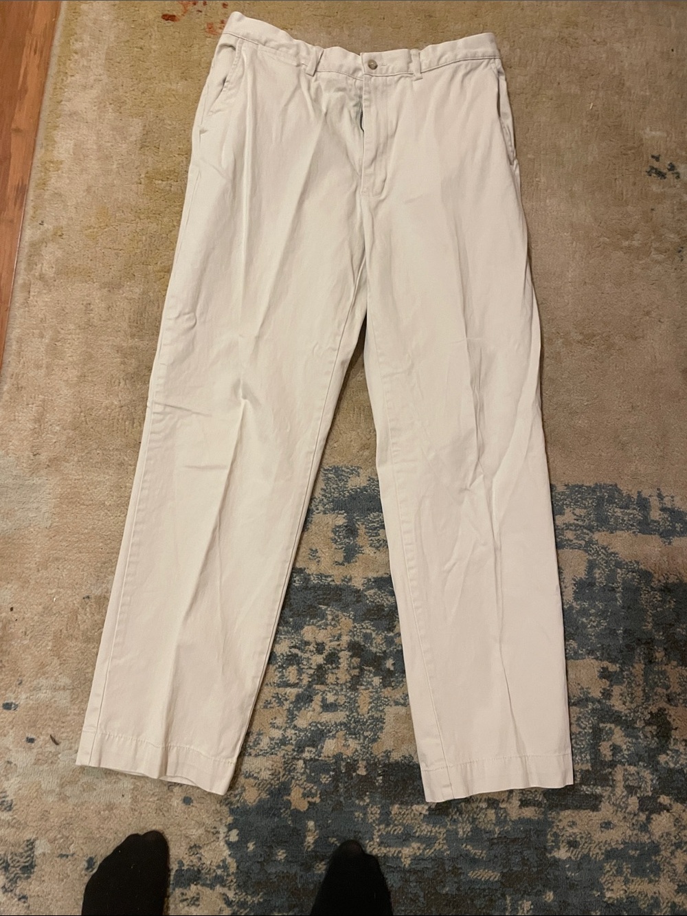 Men's Classic Cream Chino Pants